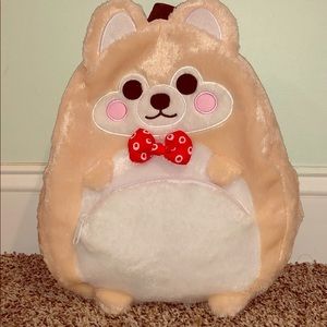 Adorable Corgi w bowtie mini backpack!!!